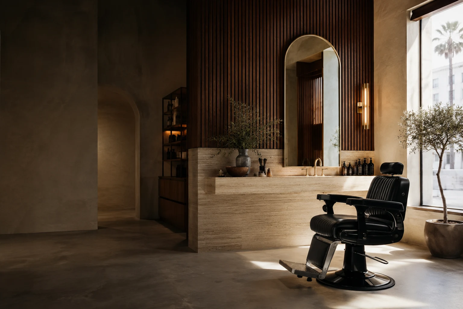 Le salon NOIR STUDIO, projet Webdar Studio